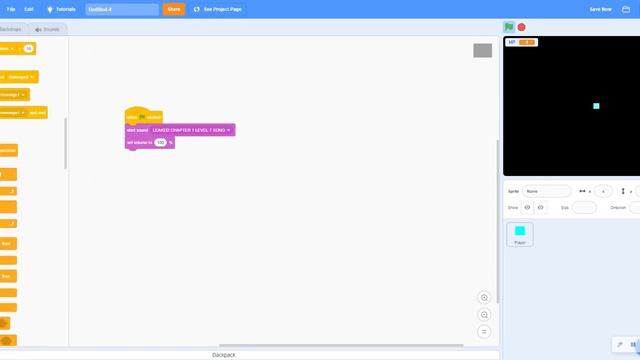 How to make an simple just shapes and beats game on scratch part 1! (Player And First Attack) смотреть онлайн