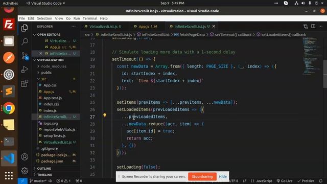 React Virtualization #3 Virtualize large lists with react-window & react-window-infinite-loader смотреть онлайн