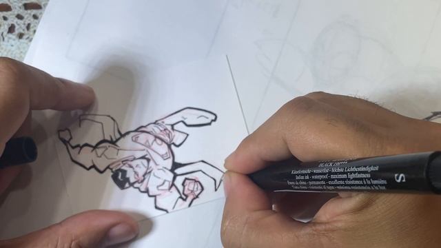 Drawing Superman Sketch Card смотреть онлайн