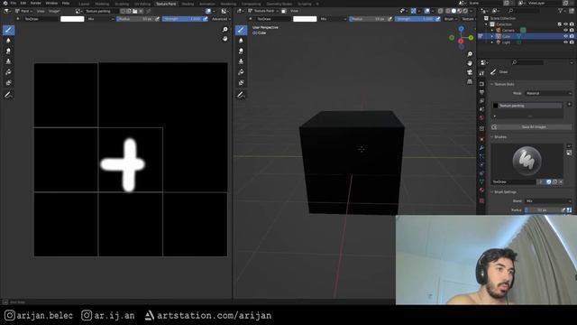 Blender Texture Painting Tutorial (Arijan) смотреть онлайн