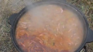 СОЛЯНКА СБОРНАЯ МЯСНАЯ В КАЗАНЕ НА КОСТРЕ _ ЭТО ПРОСТО ОБЪЕДЕНЬЕ!!!