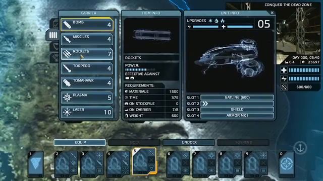 Carrier Command: Gaea Mission - трейлер смотреть онлайн