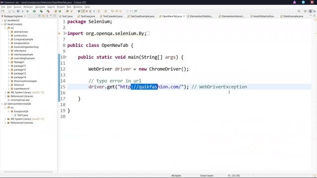 What are the different exceptions you faced in Selenium WebDriver?|WebDriver Exception. смотреть онлайн