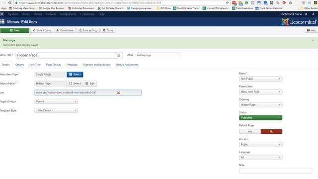 Add a hidden page to Joomla in 3 easy steps смотреть онлайн
