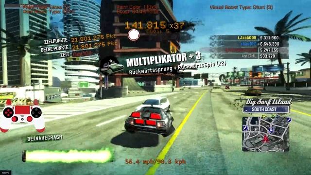 Burnout Paradise Remastered CO-OP Stunt Run [New Freeburn Games Mod] смотреть онлайн