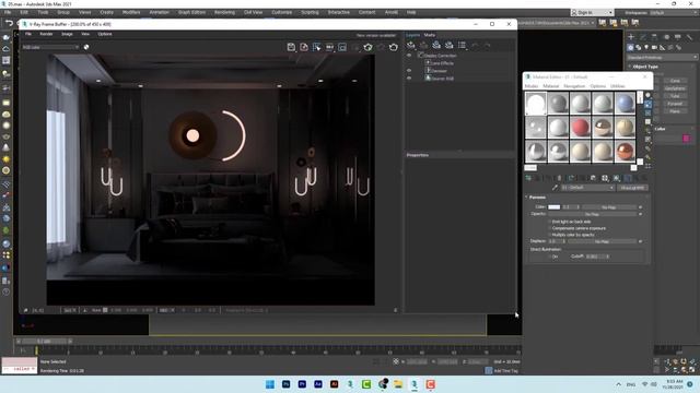 3Ds Max V-ray 5 Realistic Light Rendering Vray Settings смотреть онлайн