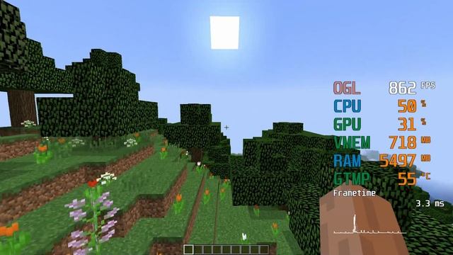 GeForce RTX 2060 -- Intel Core i5-6600K -- Minecraft FPS Test смотреть онлайн