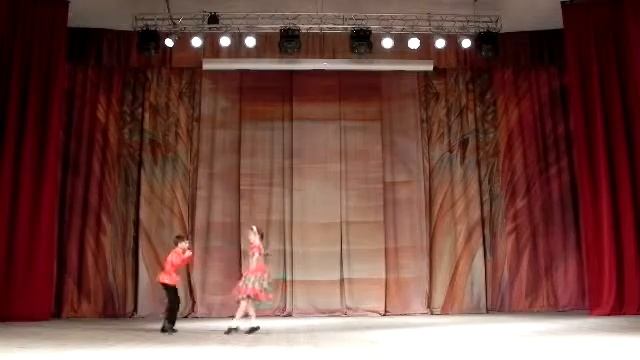 Танец "Русский перепляс" - Гладких Марина 10 лет и Антюхов Егор 10лет. смотреть онлайн