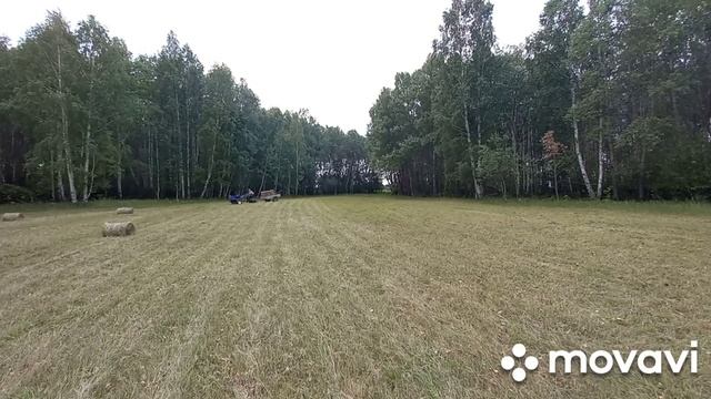 Сенокос 2021. Мотоблок Гарден Скаут, вывожу рулоны. смотреть онлайн