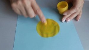 Рисование "Солнышко" (нетрадиционная техника)