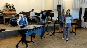 И.С. Бах «Шутка» (флейта и ударные) - I.S. Bach «Badinerie» (fluite and percussion)