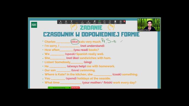 Present Simple & Continuous - JAK ROZWIĄZYWAĆ ZADANIA? смотреть онлайн