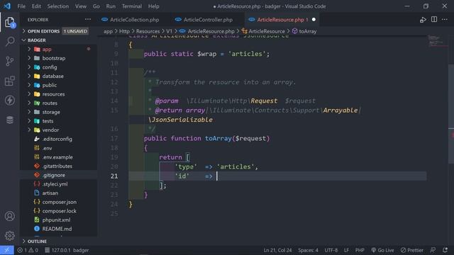 API Resource | Laravel REST API Tutorial | Part 9 смотреть онлайн