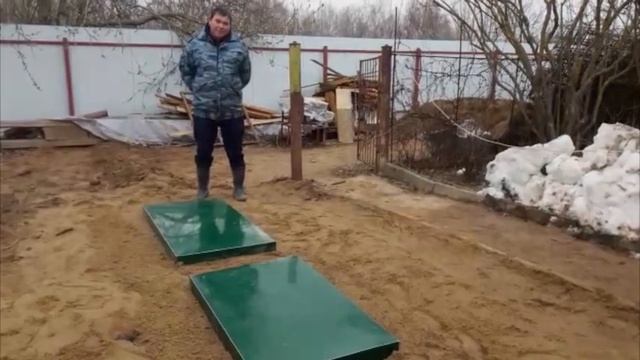 Монтаж канализации септик ТВЕРЬ-0,75 НПМ за 1 день. Компания - уДачное решение! смотреть онлайн