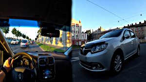 Renault Logan II  1.6   POV Test от первого лица / test drive from the first person