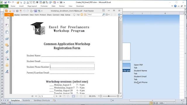 How To Create Fillable PDF's, Automatically Fill Them With Excel Data & Email Unlimited Contacts смотреть онлайн