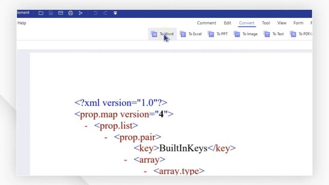 How To Convert XML To Word On Windows  | PDFelement 8