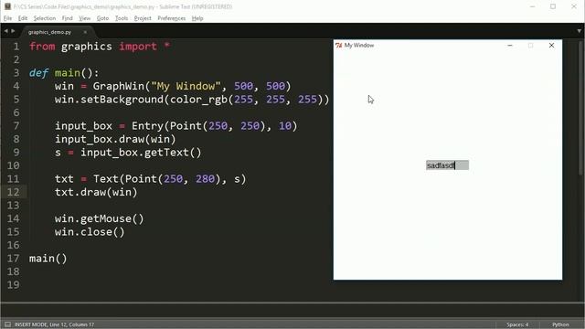 Python Graphics Programming (Graphics.py 4): Text boxes смотреть онлайн