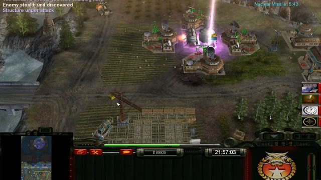C&C Generals ZH Contra 009 Final (Patch 3) - GC - Tank General vs USA Cybernetic General Mission 3 смотреть онлайн