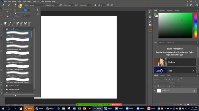 AWS Photoshop Brush Tool смотреть онлайн