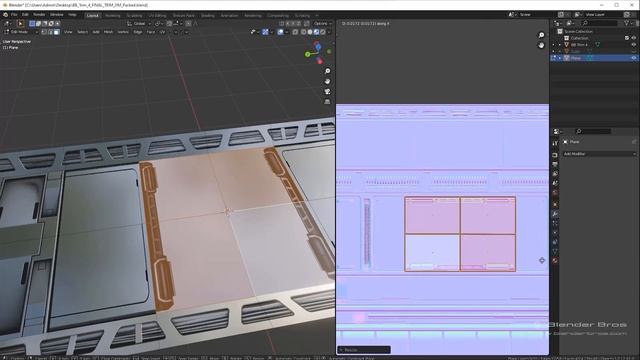 Environment Design in Blender Using Trim Sheets смотреть онлайн