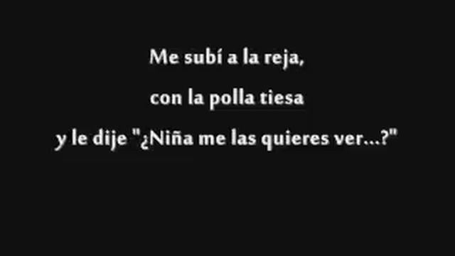 Me subi a la reja letra смотреть онлайн