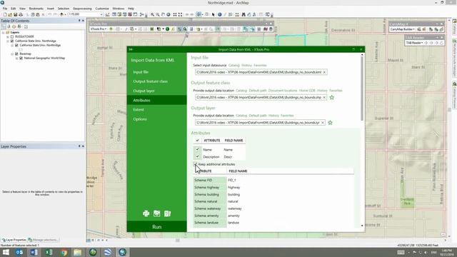 Импорт из KML | XTools Pro, модуль для ArcGIS Desktop смотреть онлайн