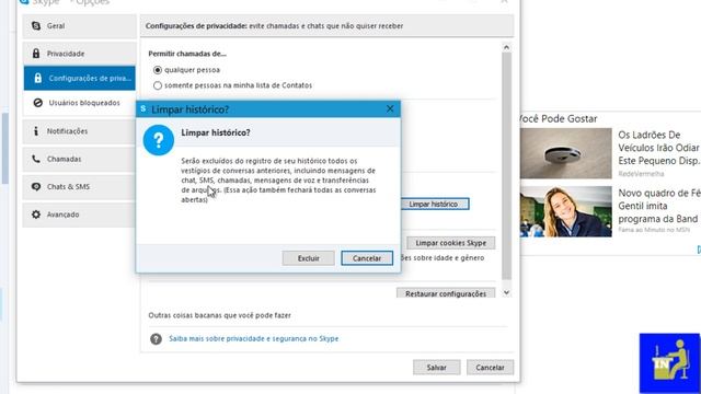 COMO EXCLUIR TODAS AS CONVERSAS DO SKYPE DE UMA SÓ VEZ [ATUALIZADO] смотреть онлайн