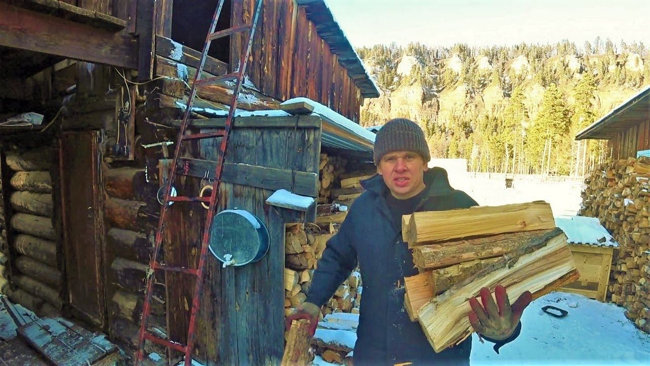 Наступили зимние деньки в деревне. смотреть онлайн