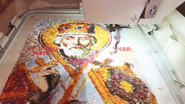 Вышивка . Николай Чудотворец. смотреть онлайн