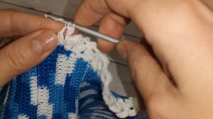 Потрясающая кайма для обвязки//Кайма крючком//Как обвязать край изделия крючком//