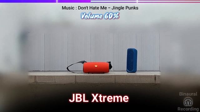 JBL Xtreme VS Sony XB40 ~ Binaural Recording Outdoor смотреть онлайн
