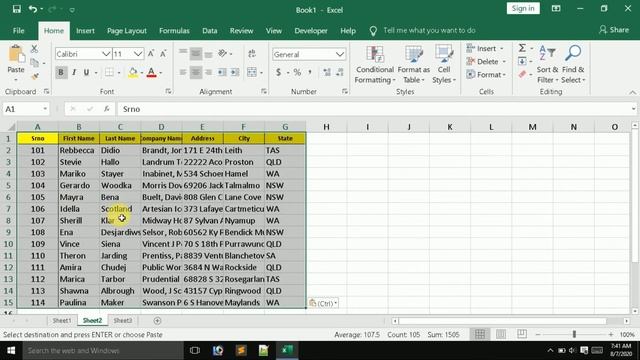 How to paste visible rows and columns only || Advanced Excel || 2020 || BY A2Z GYAN смотреть онлайн