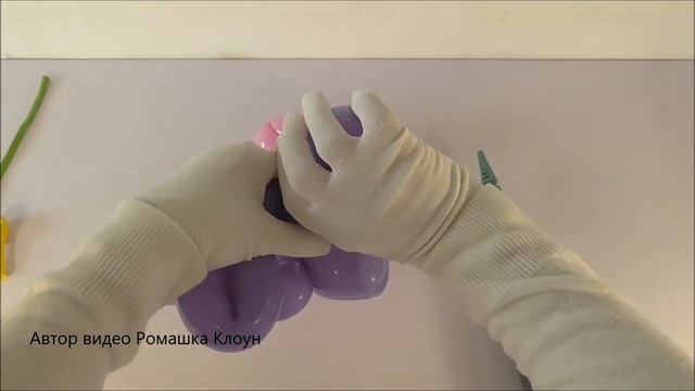 ЦВЕТОК ИЗ ДЛИННЫХ ШАРИКОВ своими руками How to Make a Balloon Flowers TUTORIAL смотреть онлайн