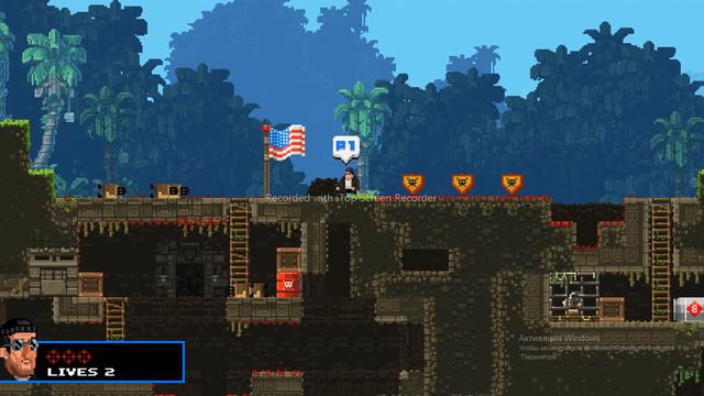 прохождение игры первый босс Broforce смотреть онлайн