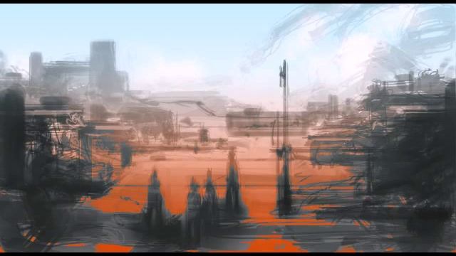 speed painted city in photoshop 20 min смотреть онлайн