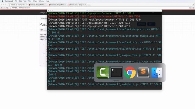 Blog API with Django Rest Framework 9 of 33 - Create Serializer and Create API View смотреть онлайн