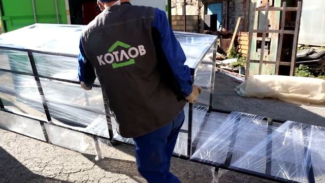 Как мы за несколько часов погрузили в машину модульную котельную... смотреть онлайн