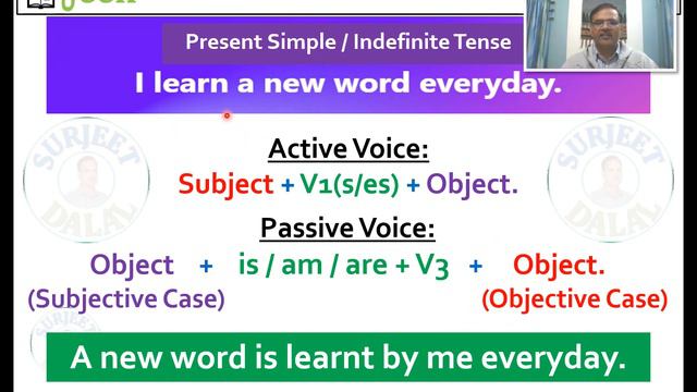 Active - Passive (Present Indefinite Tense) смотреть онлайн