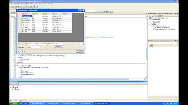 Import Excel to Datagridview смотреть онлайн
