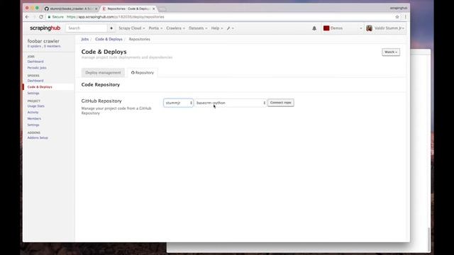 Scrapy Cloud + Github integration смотреть онлайн