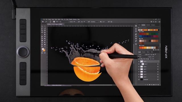 Draw With Me - Realistic Photoshop + XP Pen Process смотреть онлайн