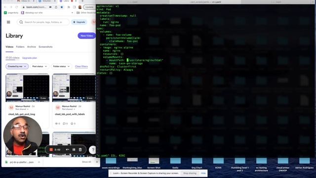 CKAD Lab 34 (Kubernetes Certification) PV PVC Pod with PVC: Part 4 of 4 смотреть онлайн