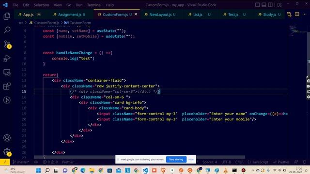 React.js: Form tutorial смотреть онлайн