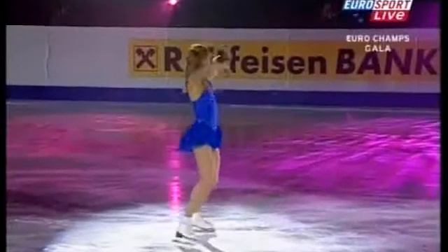 Carolina Kostner. European Championship 2008. смотреть онлайн