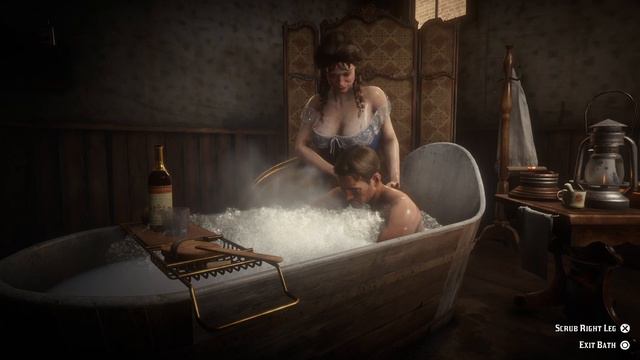 Bathing with Arthur - Red Dead Redemption 2 (PS5) 🎧 (Relax, sounds) смотреть онлайн