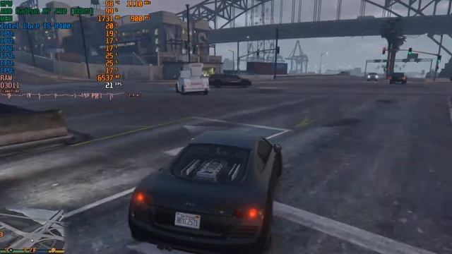 Grand Theft Auto 5 Gameplay on Radeon R7 250 2 Gb (GDDR3) D3D11 Low Settings HD смотреть онлайн