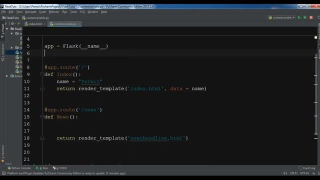 Python Flask Sending Data From Python To Jinja Templates #5 смотреть онлайн