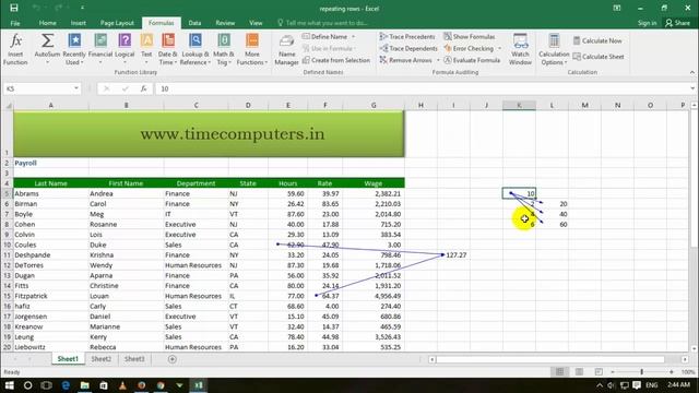 Ms Excel 2016 Tutorial in Hindi/Urdu Part 16 смотреть онлайн