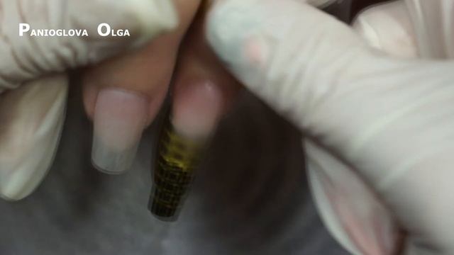 Наращивание ногтей акрилом, арочный квадрат смотреть онлайн